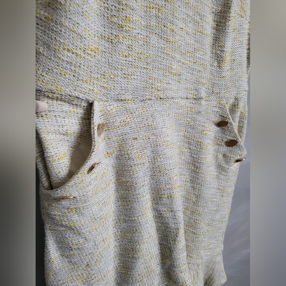 NWT Loft Tweed Like Sleeveless Sheath Dresses Women Size 2 Cotton Blend - Picture 8 of 14